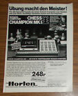 Seltene Werbung Horten CHESS CHAMPION MK II Schach-Computer Boris Spassky 1978