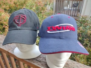 (2) MINNESOTA TWINS Caps. ANNCO & '47. Adjustable. Good - Picture 1 of 12