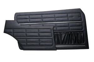 For VW KARMANN GHIA DOOR PANEL SET BLACK 4 Pcs - Picture 1 of 3