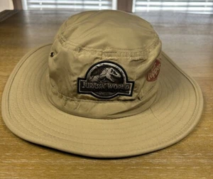 Jurassic World Fallen Kingdom Dr Pepper Kids Boonie Hat Khaki Bucket Sun Promo - Picture 1 of 8