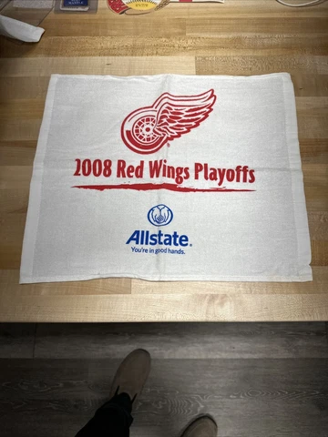Detroit Red Wings 2008 Playoffs SGA Towel All State Box 133 Cover