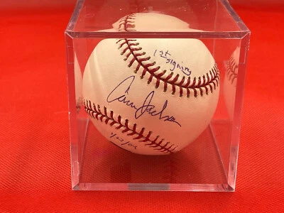 Conor Jackson, Bola ROMLB Autografiada, Certificado de Autenticidad Topps 1ª Firma, Diamondbacks Foto 1 de 3