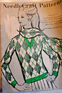 Libro ilustraciones a color de catálogo de pedidos por correo patrones NeedleCraft vintage años 60 - Imagen 1 de 12