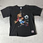 Vintage 1994 World Cup Soccer Team USA Striker Mascot Big Graphic Shirt Large