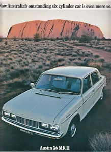1972 AUSTIN X6 KIMBERLEY & TASMAN MARK II Leyland Australia 4p Brochure YDO19 - Picture 1 of 3