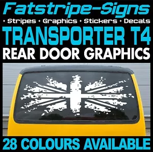to fit VW TRANSPORTER T4 UNION JACK FLAG UK GB BRIT CAMPER VAN STICKERS GRAPHICS - Picture 1 of 2