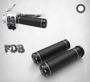 Fit H-D 1996-2019 XL SPORTSTER 883 1200 Smashing Gear Contrast Cut Hand Grips - Picture 1 of 11