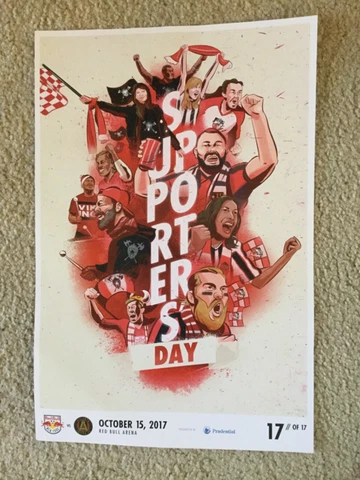 New York Red Bull’s Supporters Day Poster - Major League Soccer MLS Cover