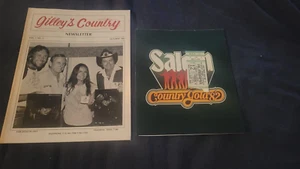 1982 Country music lot -Gilley's Country Newsletter #1 - Salem Gold Tour program - Picture 1 of 11