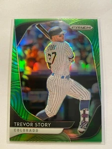 2020 Panini Prizm Lime Green /125 Trevor Story #212 Rockies  - Picture 1 of 1