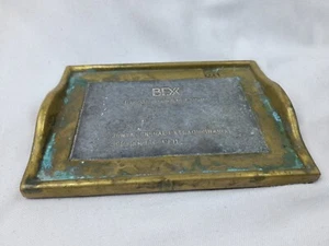 Vintage Spain 1991 Plateau Bronze & Aluminum David Marshall - Picture 1 of 4