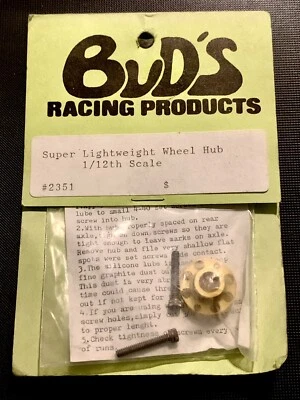 Vintage BRP Bud's Racing Products Super Lightweight Wheel Hub for 1/12th 2351 - Image 1 of 2
