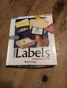 Compuworks Create Print Labels for Windows 95 CD Rom Program New NOS Box Damage - Picture 1 of 4
