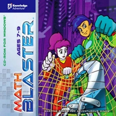 Math Blaster Ages 7-9 Edutainment for Adventurous Minds! PC Software Sealed New - Image 1 of 4