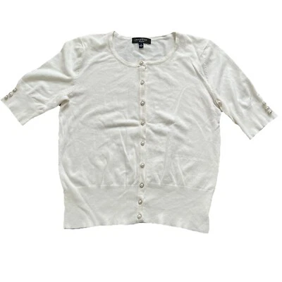 Suéter Cárdigan Tejido Spense Talla S 77% Rayón 23% Nylon RN#73163 Foto 1 de 4