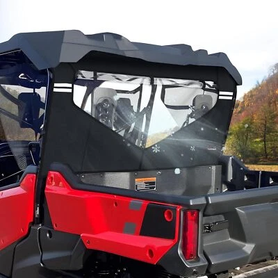 Ventana trasera UTV con cremallera 0SR95-HL8-211B para Honda Pioneer 1000 2016+ panel trasero Foto 1 de 4