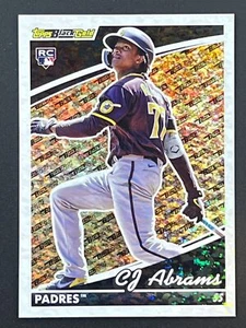 CJ ABRAMS RC 2022 Topps Update Black Gold #BG-13 San Diego Padres - Picture 1 of 2