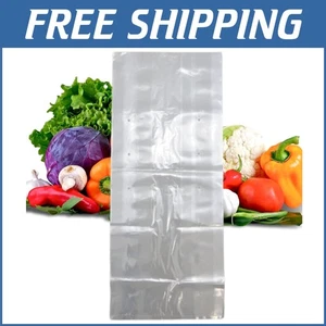 Premium Clear Vented Produce Bags - 1000 Count, Perfect for Grocers and Home - Picture 1 of 9