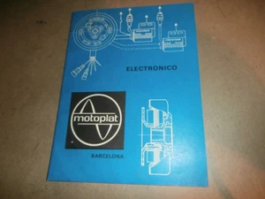 Vintage 1973 ?  Motoplat Electronic Flywheels Information Booklet - Picture 1 of 10