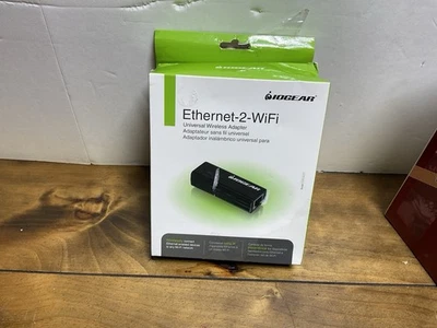 IOGEAR GWU637 2.4GHz Wi-Fi Universal Wireless Adapter with User Manual - Image 1 of 4