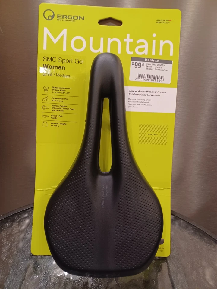 Sillín Ergon SMC para mujer talla pequeña/mediana, sigiloso, ¡¡NUEVO!! BLACK FRIDAY Foto 1 de 4