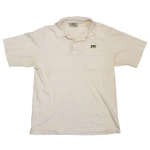 Crystal Springs Pullover Shirt with CAT Logo and Henley Neck - L - FREE SHIPPING - Picture 1 of 2