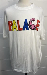 Palace Skateboards White Muscle Graphic Print T Shirt White XL - Picture 1 of 6