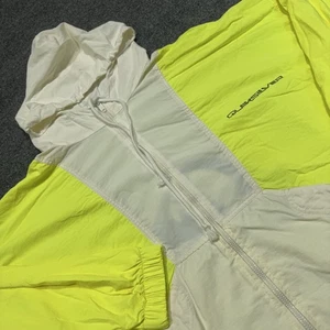 Vintage Quiksilver Jacket Sample Mens Medium Hooded Windbreaker USA 80's - Picture 1 of 11