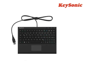 KEYSONIC Tastiera USB SUPER-MINI-KEYBOARD(IT) Mousepad multitouch smart ACK-3410 - Foto 1 di 5