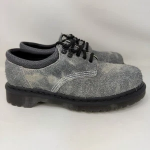 Dr. Martens 8053 Stonewashed Suede Oxford Shoes Gray Women's Size 7 - Picture 1 of 7