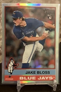 2025 Topps Heritage Jake Bloss Chrome Refractor RC #147 Toronto Blue Jays - Picture 1 of 2