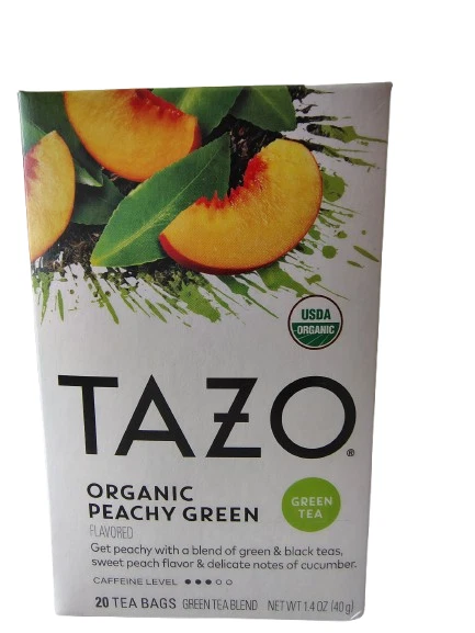Peachy Green Tea Organic Tazo Teas 20 Bag