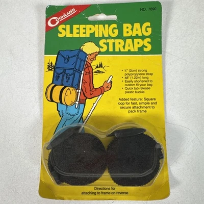 NUEVO Paquete de 2 correas para saco de dormir Coghlan's 3/4" x 48" Coghlan's 7890 Foto 1 de 4