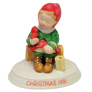 VTG 80s Designers Collection The Season of Cheer Figurine Gretchen Christmas LTD - Picture 1 of 7