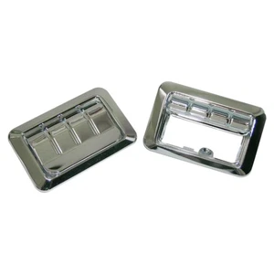 GM 1968-69 A-Body reposabrazos trasero bandeja de cenizas cubierta acanalada 2 piezas - Imagen 1 de 9