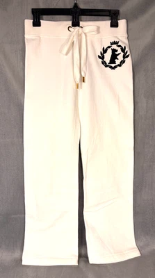 Pantalones Y2K JUICY COUTURE Blanco Track Lounge talla P SCOTTIE DOG Y2K NUEVOS CON ETIQUETAS leer Foto 1 de 4
