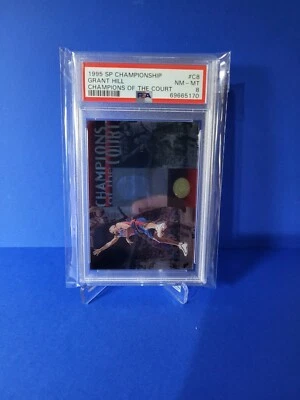 1995 SP Championship Grant Hill Champions Of The Court Insert PSA 8 - Image 1 of 4