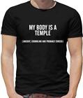 My Body Is A Temple Mens T-Shirt - Old - Ancient - Funny - Gift - OAP - Age