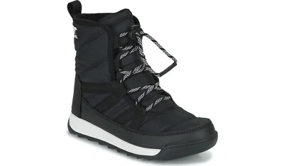 Sorel Whitney II Black Leather Waterproof Winter Boot Women 5 US - Image 1 of 4