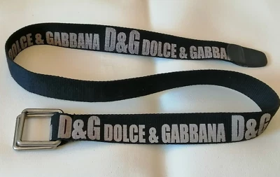 Cinturón Dolce Gabbana Hombre Negro Hecho en Italia Foto 1 de 4