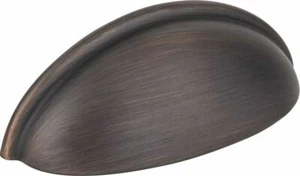 LOT (6) Elements 2981 Florence 3" C-C Cup Cabinet Pull Brushed Oil Rubbed Bronze - Picture 1 of 1
