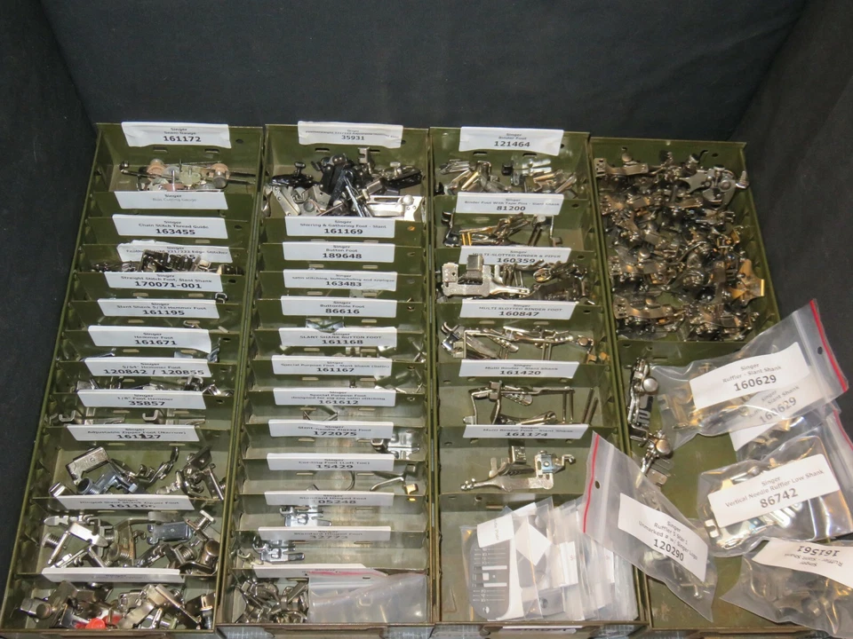 Singer Sewing Machine Attachments, Books, Oil Cans & Accessories - Image 1 of 1