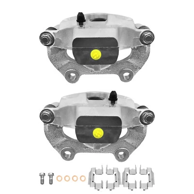 Rear Brake Calipers w/ Bracket Pair 2 for Chevy Trailblazer GMC Envoy Saab 9-7x Foto 1 de 4