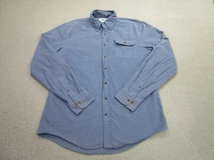 GANT Shirt Mens L Blue Flannel Casual Menswear Workwear Button-down - Picture 1 of 13