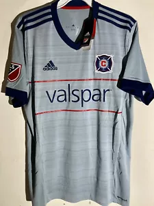 ADIDAS MLS TEAM TRIKOT CHICAGO FIRE GRAU HERREN XL - Bild 1 von 2