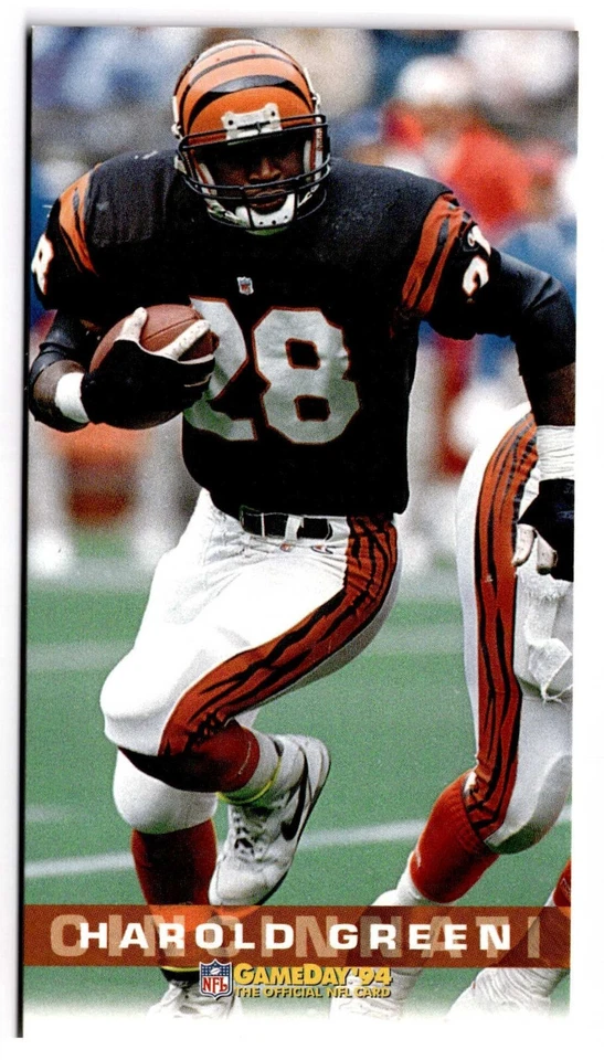 1994 Fleer GameDay - #66 Harold Green Cincinnati Bengals - Image 1 of 2