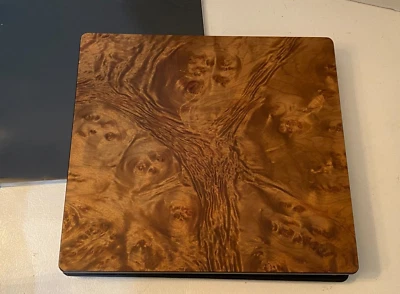 Siena Albums Exotic Wood Musk Burl Photo Album Archival Expandable + 4 Pages - Image 1 of 4