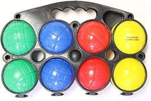 Beach/Lawn Game- 4 Player Economy Bocce Ball Set with Carry Case - Picture 1 of 2
