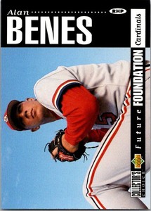 1994 Collector's Choice #641 Alan Benes White Letter Variation Near Mint