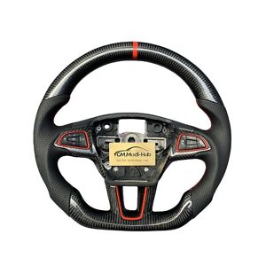 Real Carbon Fiber Steering Wheel  for  Ford  2015-2018 Focus RS / ST